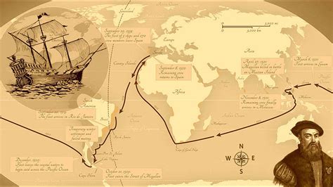 Tracing Magellan’s expedition from Spain to the Philippines.